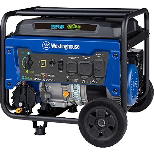 6500 Watt Dual Fuel Portable Generator E4758
