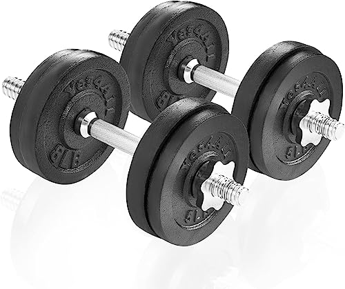 Adjustable Dumbbell Set with Weight Plates A9120
