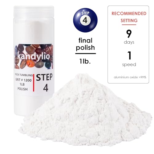 4 Lbs. 4-Steps Rock Tumbling Grit and Polish Refill C3580