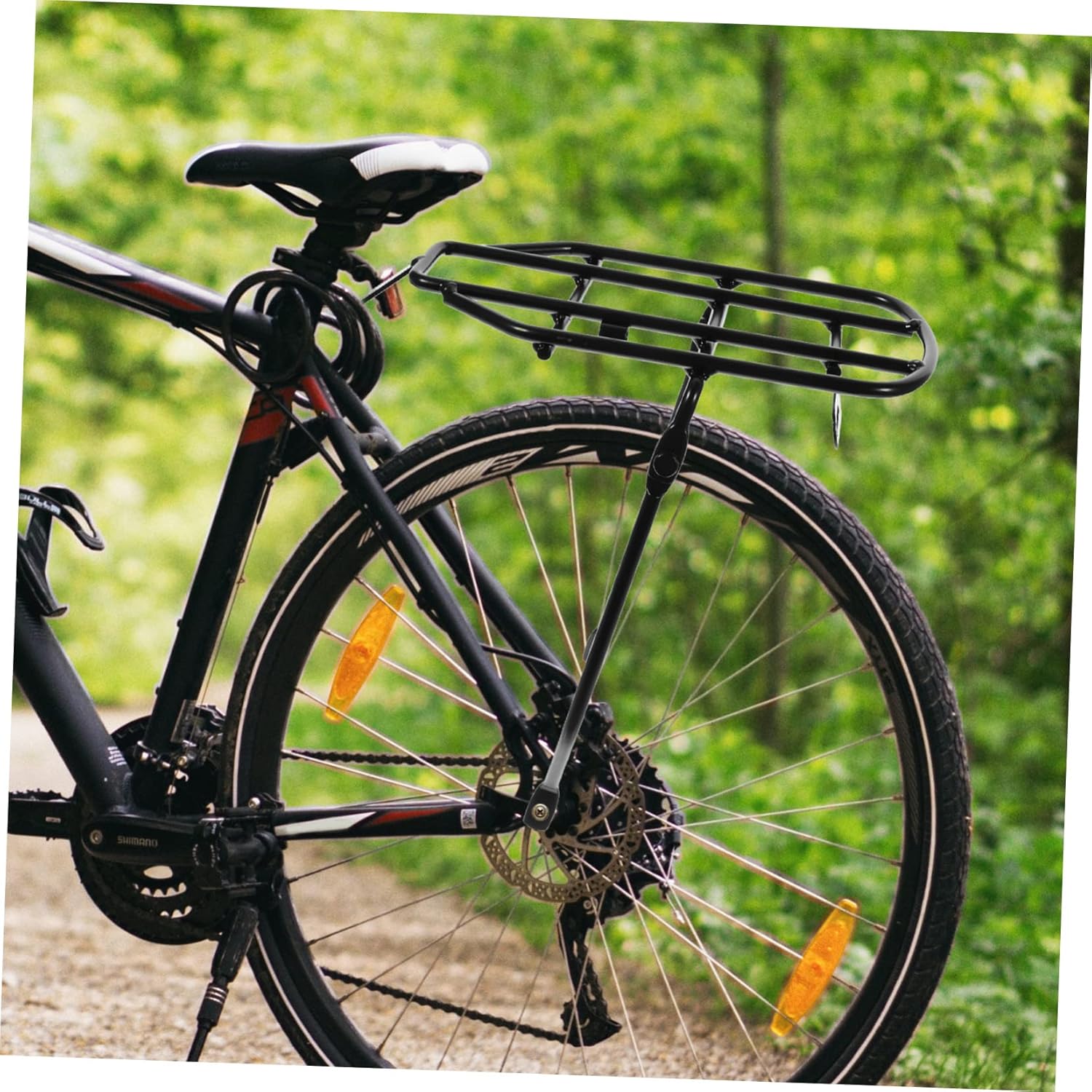 2pcs Bicycle Rear Seat Luggage Carrier Rack Mat Metal B8615