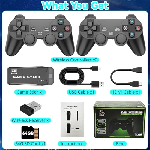 Retro Gaming Console with 20000+ Games and 15 Emulators O89321