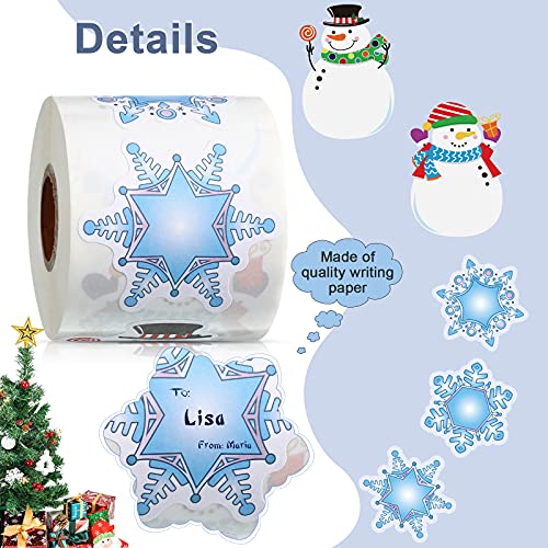 300 Pcs Christmas Stickers Self Adhesive Roll Stickers H80840