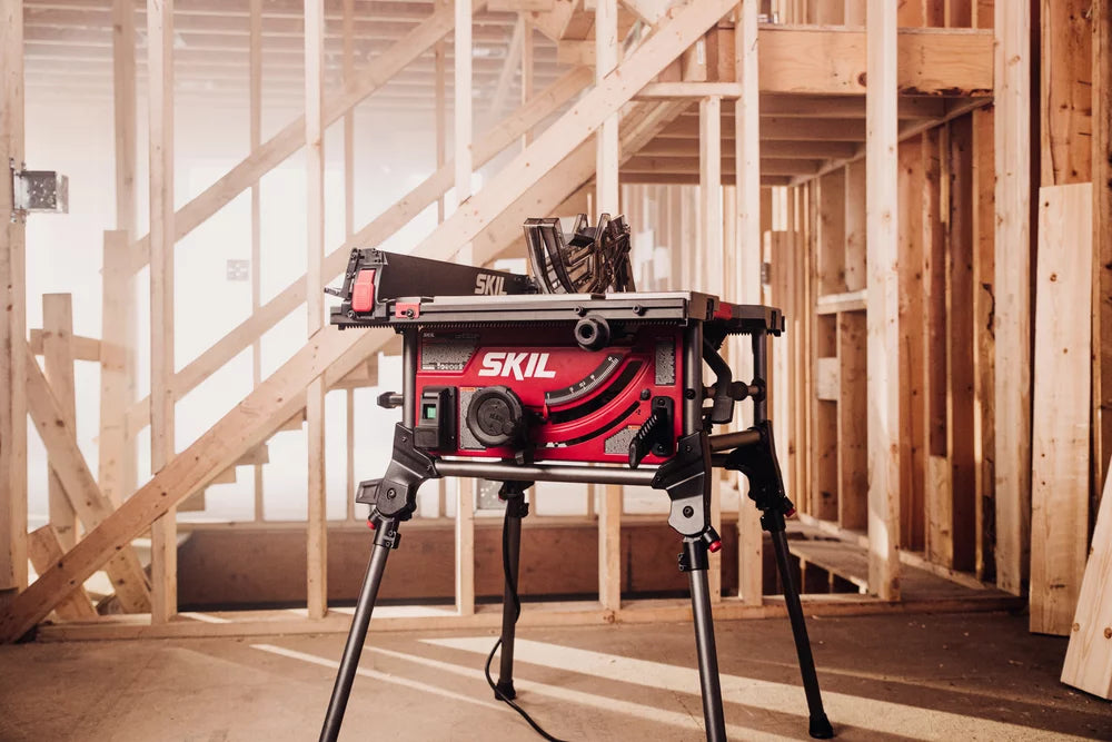 15 Amp 10'' Corded Electric Table Saw with Folding Stand F8898