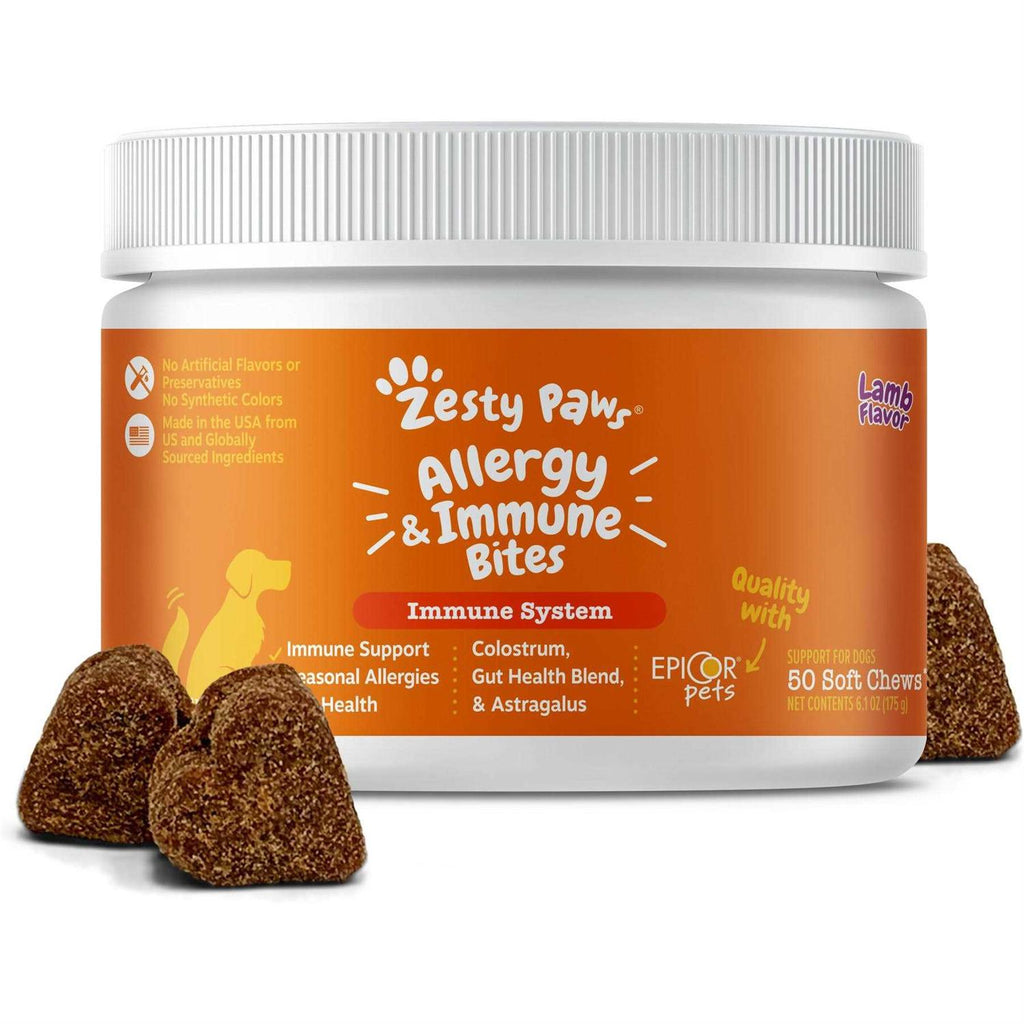 Dog Allergy Relief Supplement Omega 3 Probiotics H6203
