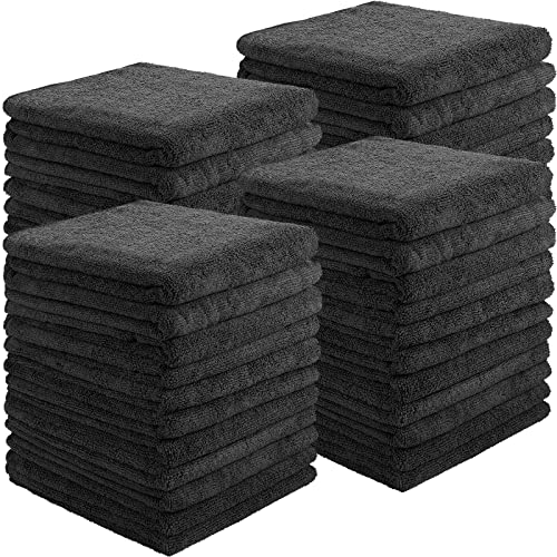 36 Packs Black Microfiber Salon Towels 16 x 26 Inches B909