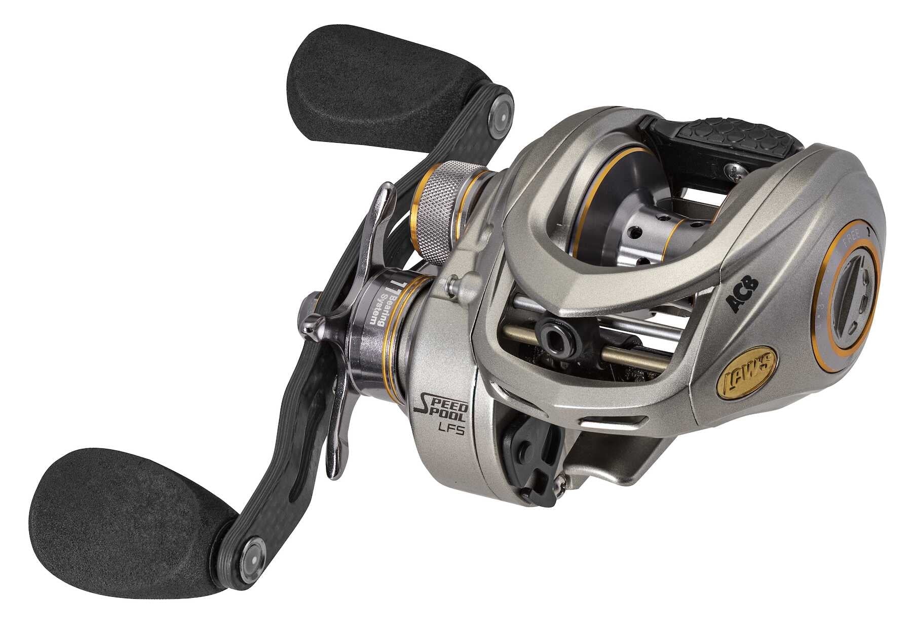 Left-Hand Retrieve Silver Baitcast Fishing Reel Q7780