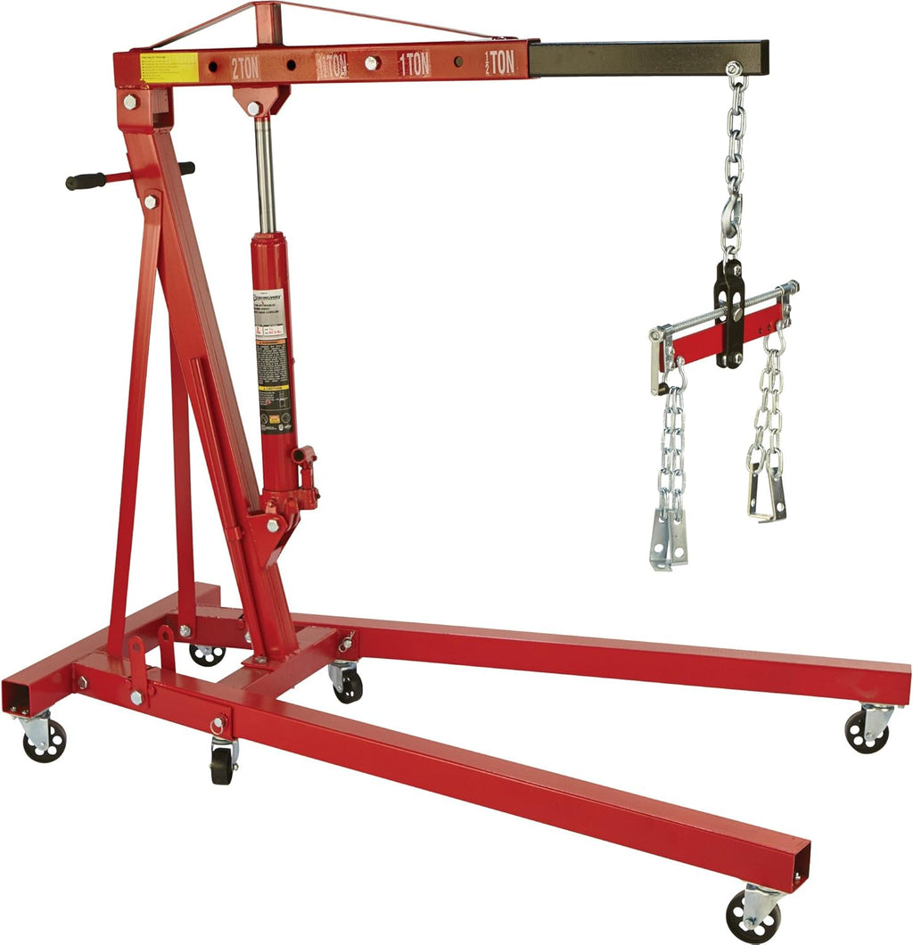 2-Ton Hydraulic Engine Hoist with Load Leveler R2238