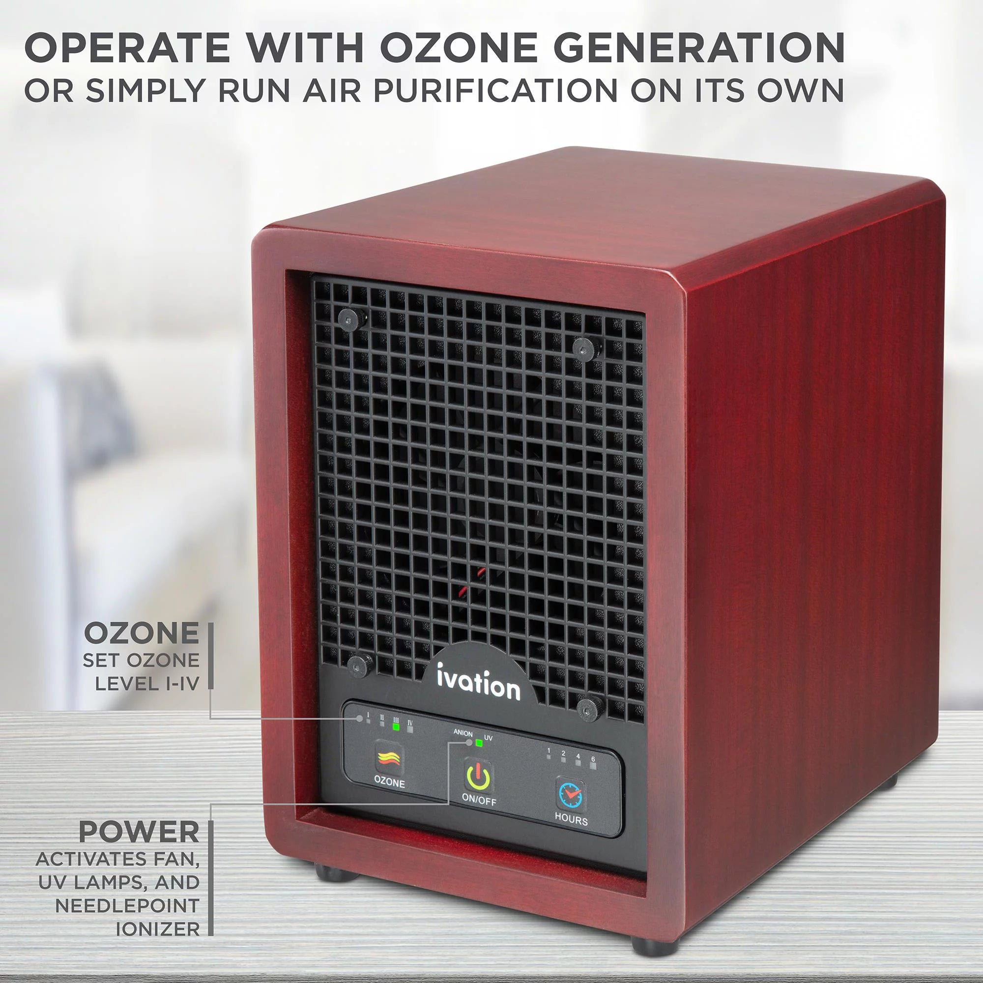 Ozone Air Purifier with Multi-Level Filtration W41970