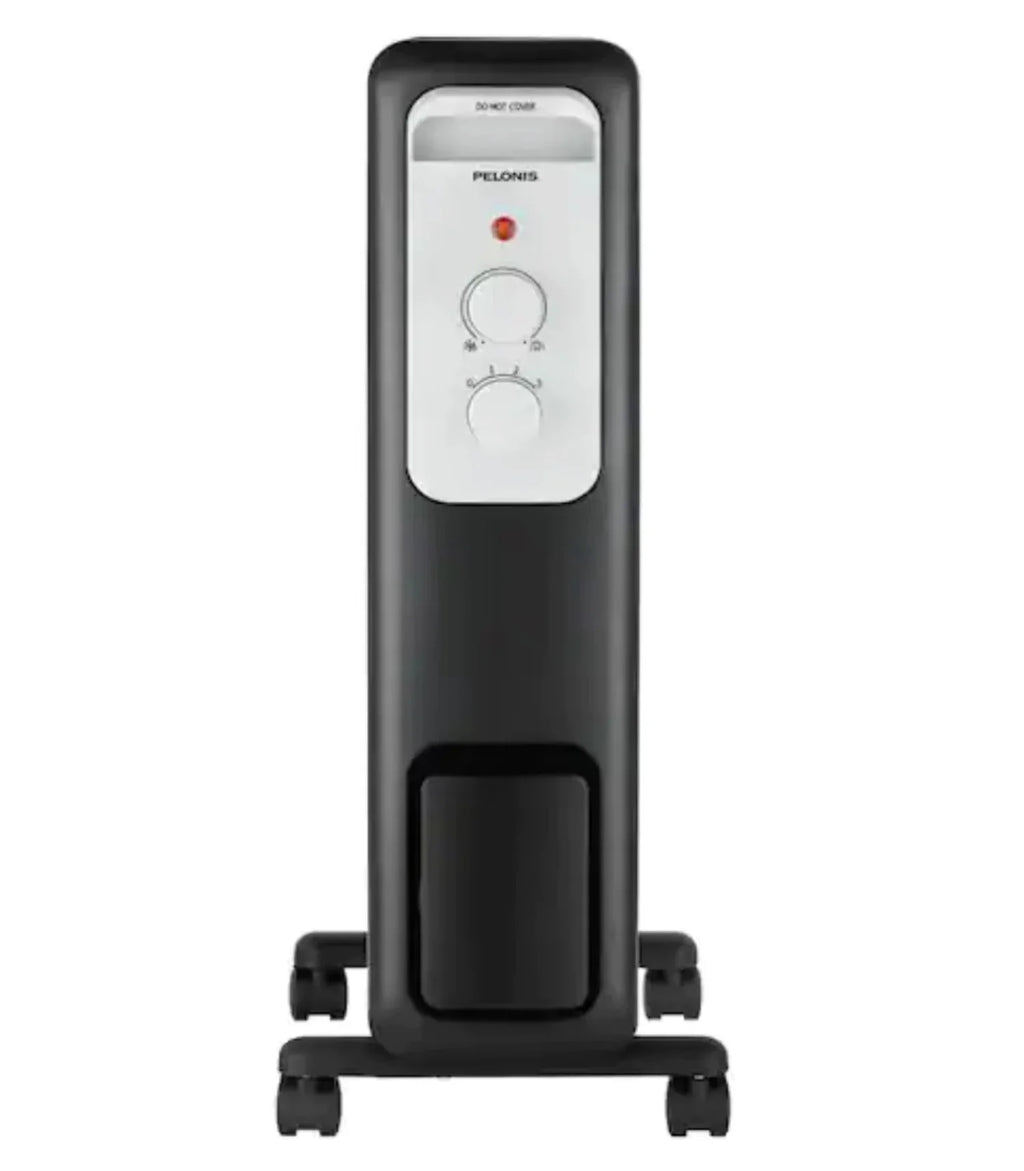 1,500-Watt Oil-Filled Radiant Electric Space Heater with Thermostat E62332