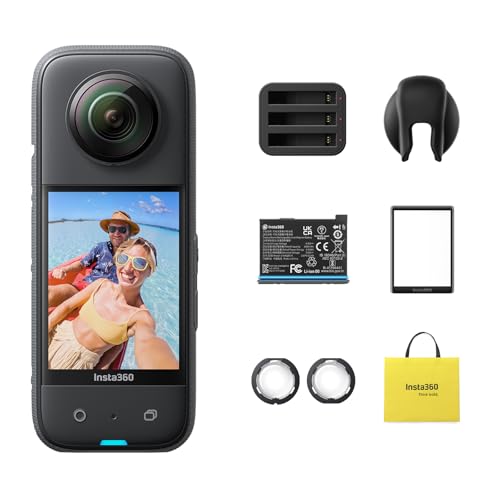 Waterproof 360 Action Camera with 48MP Sensors, 5.7K 360 Video Q636848
