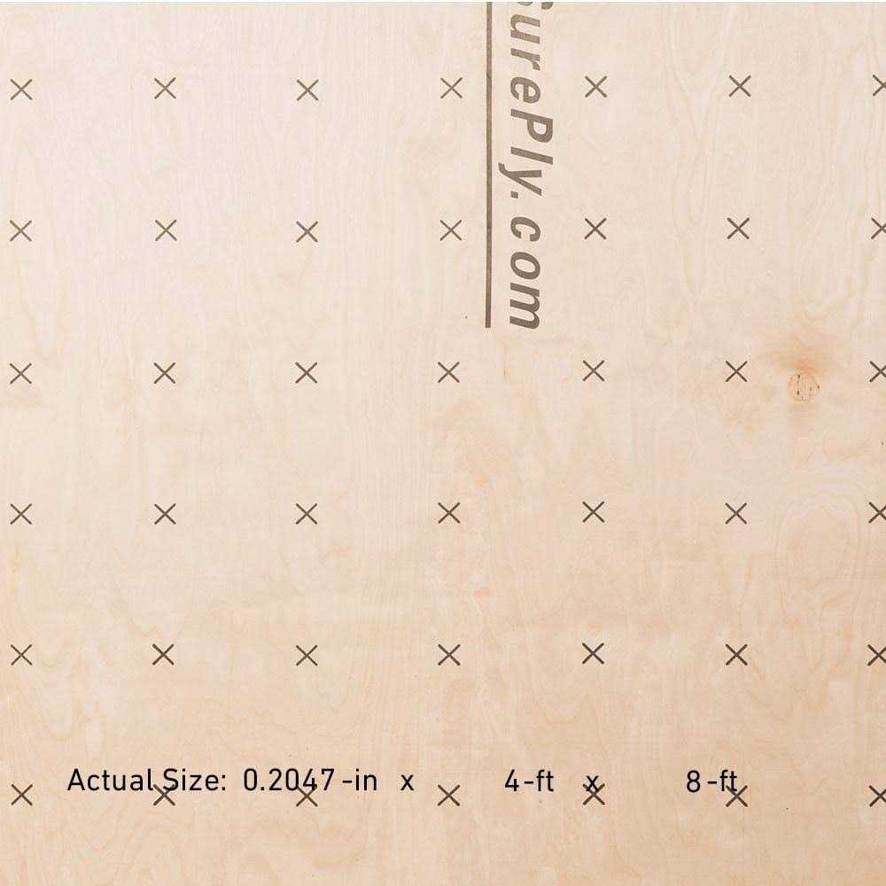1/4-in x 4-ft x 8-ft Poplar Sanded Plywood Underlayment O8404