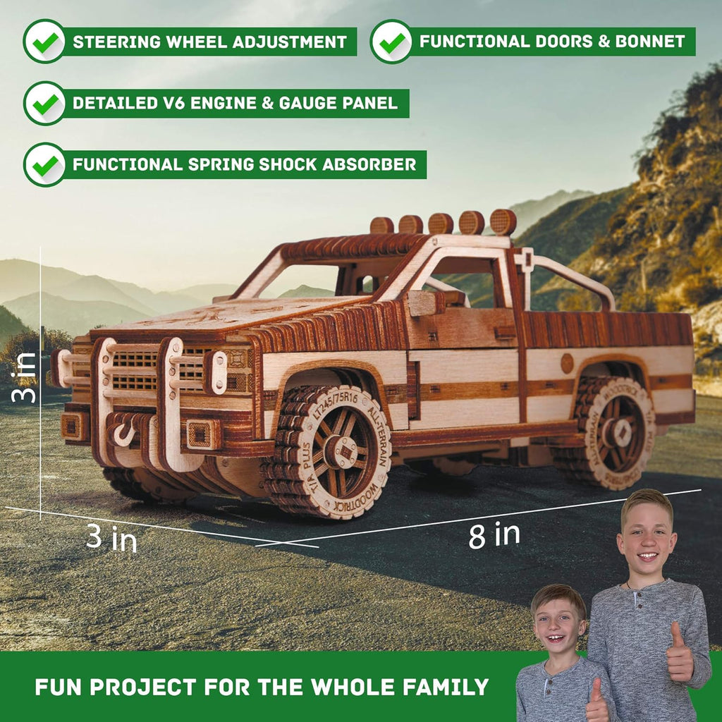3D Wooden Puzzle Truck Bundle R7024