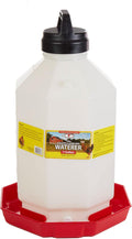 Red 7 Gallon Hanging Automatic Poultry Waterer Y1977
