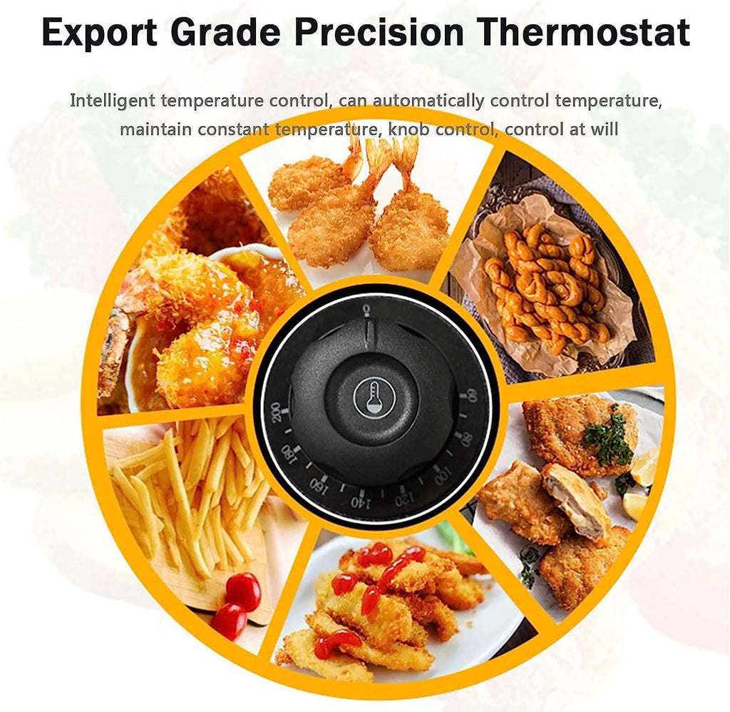5000W Stainless Steel Electric Countertop Deep Fryer C2424