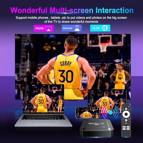 Android 14.0 TV Box 2GB RAM 16GB ROM WiFi6 4K Q703
