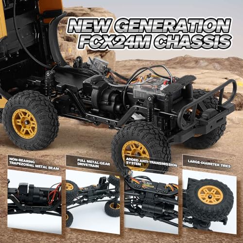 1/24 RC Crawler RTR FCX24M Licensed 4WD Rock Truck Mini Off Road Vehicle D537