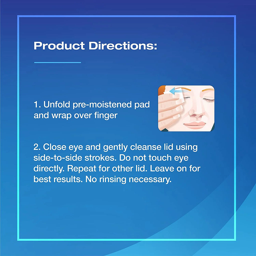 Eyelid Cleanser Pads 30 Each (Pack of 4) T94261