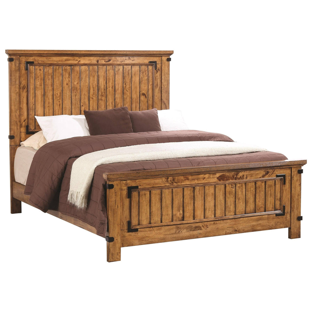 Rustic Honey Full Panel Bed W564