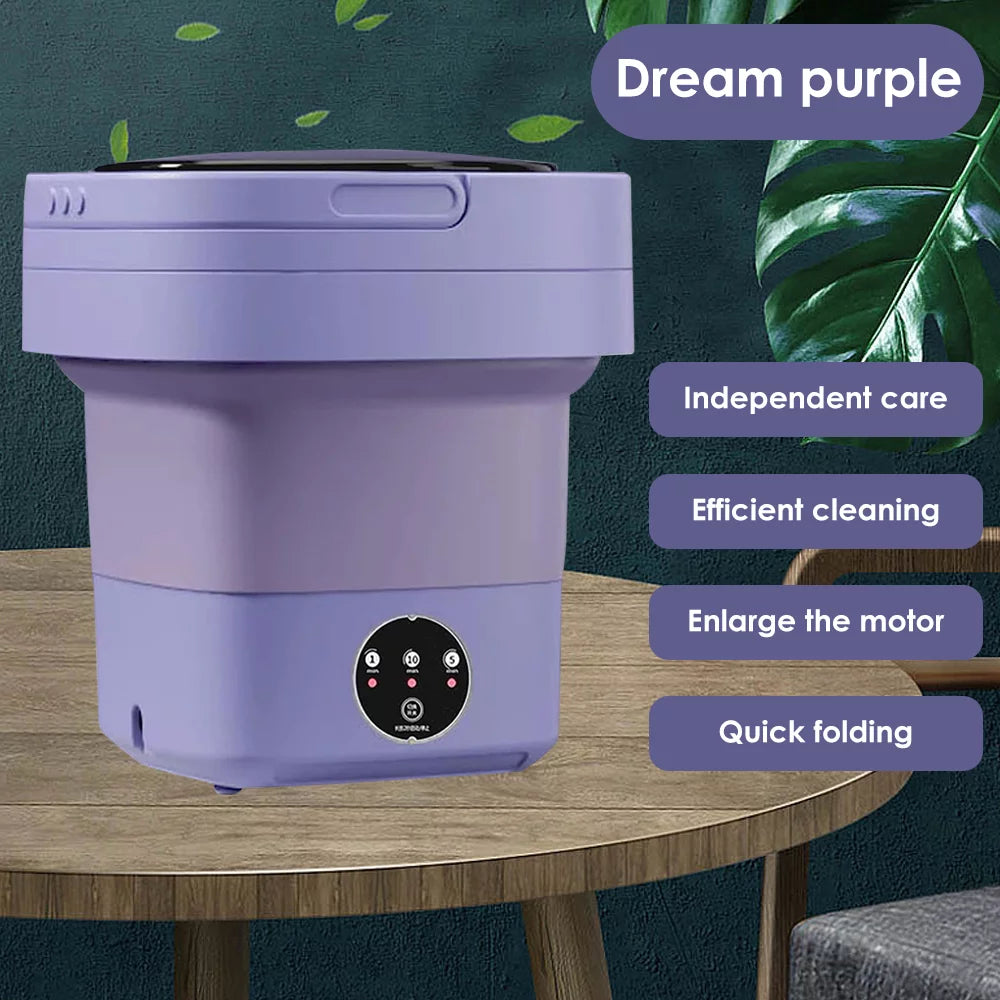 Purple Portable Washing Machine V6537