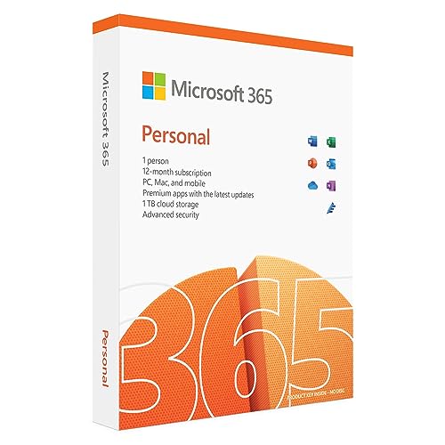 12-Month Subscription, 1 person Premium Office apps 1TB OneDrive cloud storage G250883