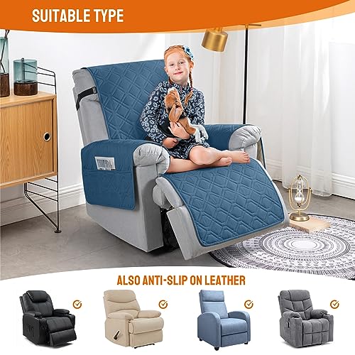 Sand Recliner Chair Cover with Pocket L5291