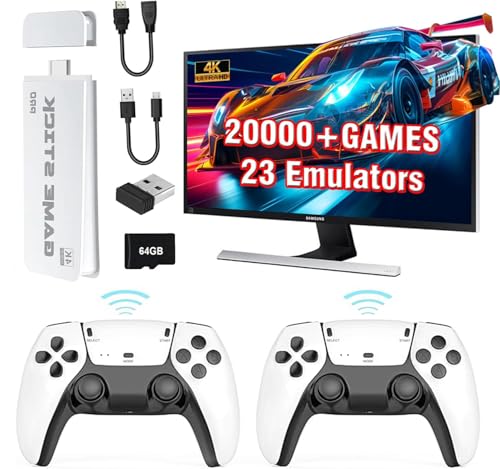 Wireless Retro Game Console with 20000+ Games and 4K HDMI Output Z56410