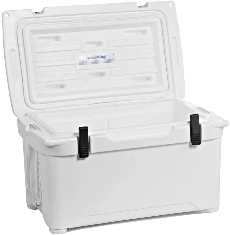 White 36 Can Rotationally Molded Cooler U56733