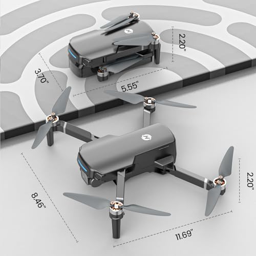 GPS Drone with 4K UHD Camera, Foldable FPV RC Quadcopter with Brushless Motor N3104