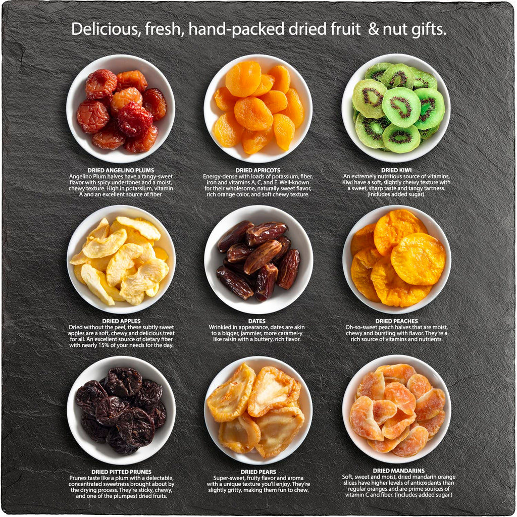 Dried Fruit Deluxe Tray Basket Arrangement H19088