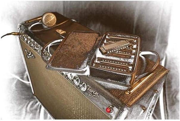 Pack of 7 Harmonica with Case A374085