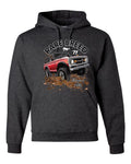 Heather Black Graphic Hoodie M348