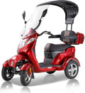 4 Wheel Electric Mobility Scooter with Canopy & Windshield U773916