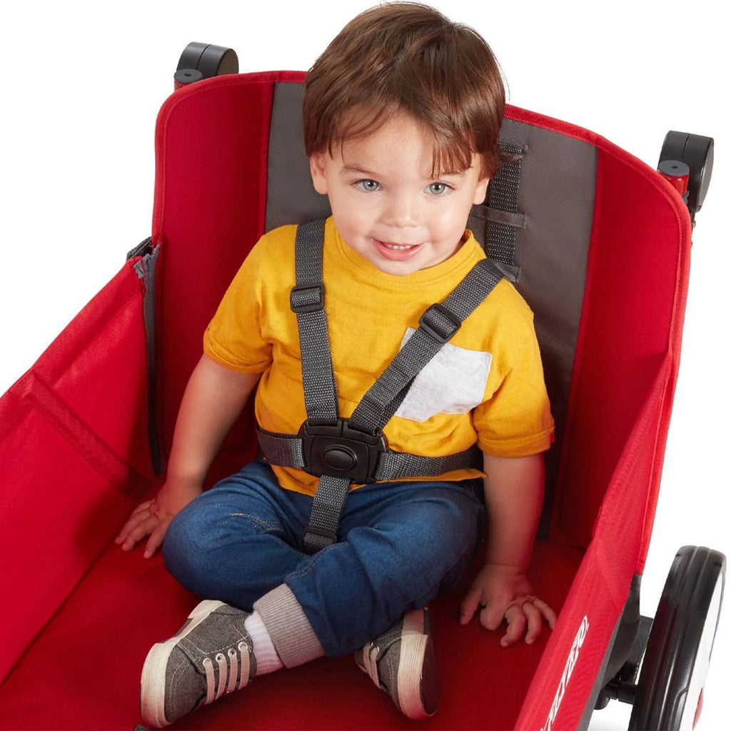 Red/Black Convertible Stroll N Wagon with Pull & Push Handle H83256