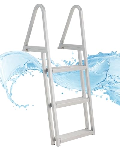 3 Step Aluminum Dock Ladder with Nonslip Tread E4721