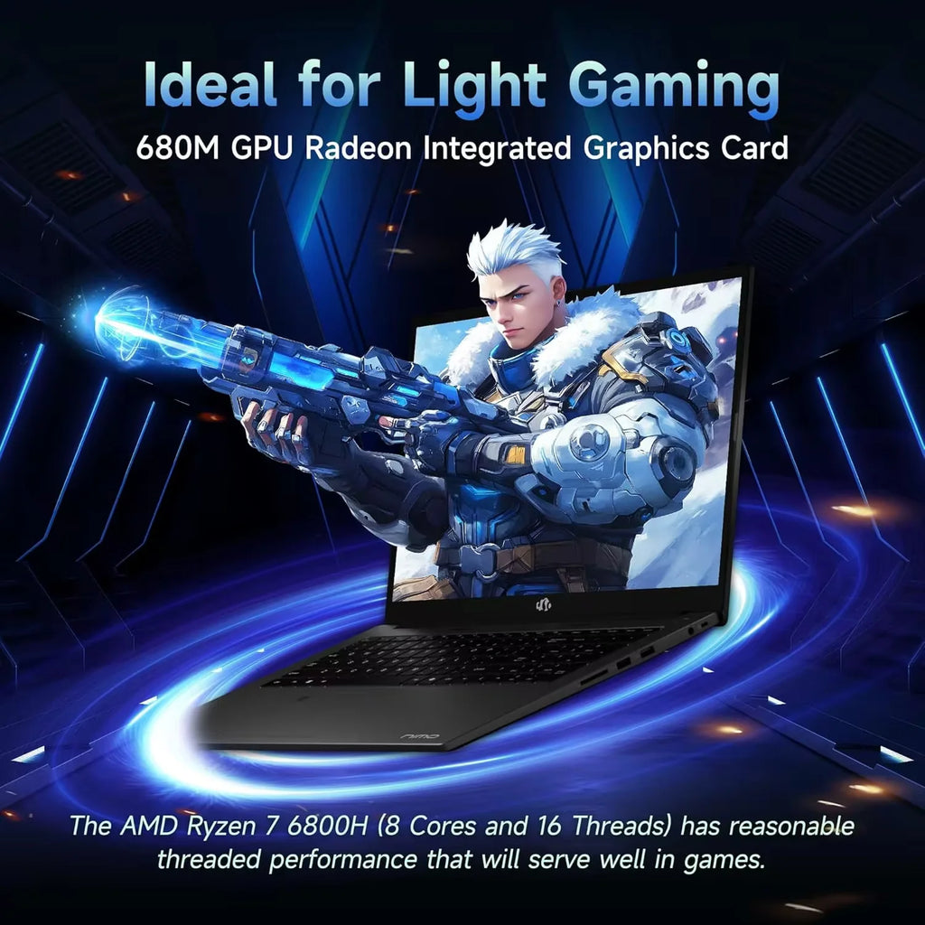 17.3" IPS FHD Gaming Laptop, AMD Ryzen 7 6800H 32GB DDR5 RAM 1TB SSD AMD Radeon 680M GPU B37165