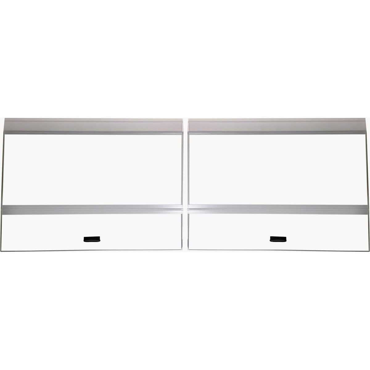 Glass canopy 2 Piece Set for 110 gallon 48x18 Aquarium Fish Tank B323622