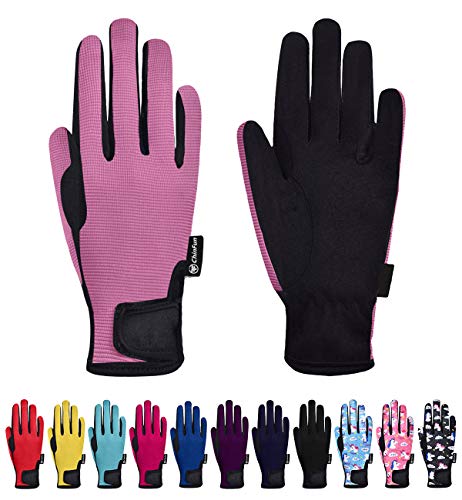Kids Horse Riding Gloves U447509