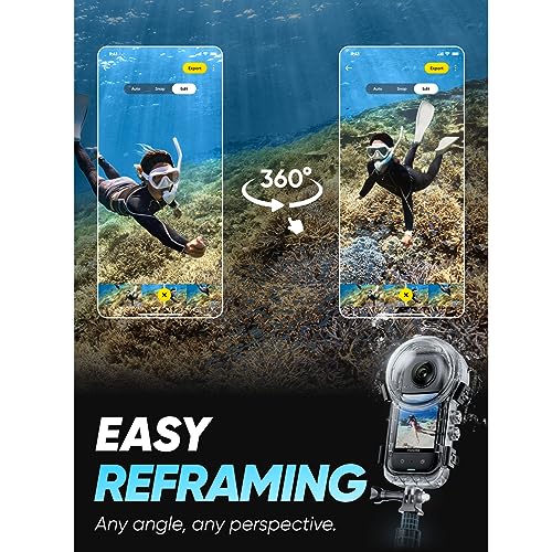 Waterproof 360 Action Camera with 48MP Sensors, 5.7K 360 Video Q636848