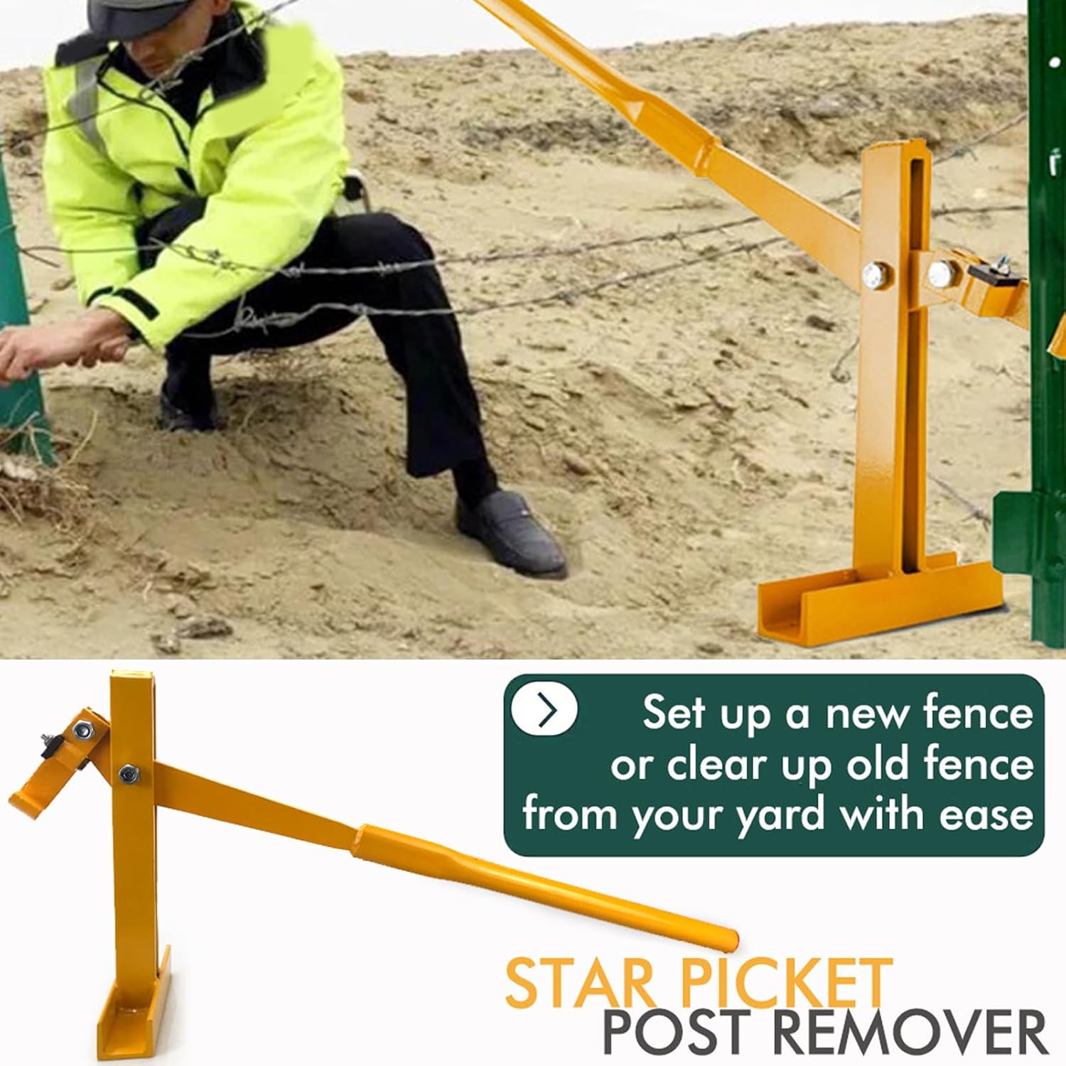 Heavy Duty Post Puller Set with Lifting Chain Puller G711