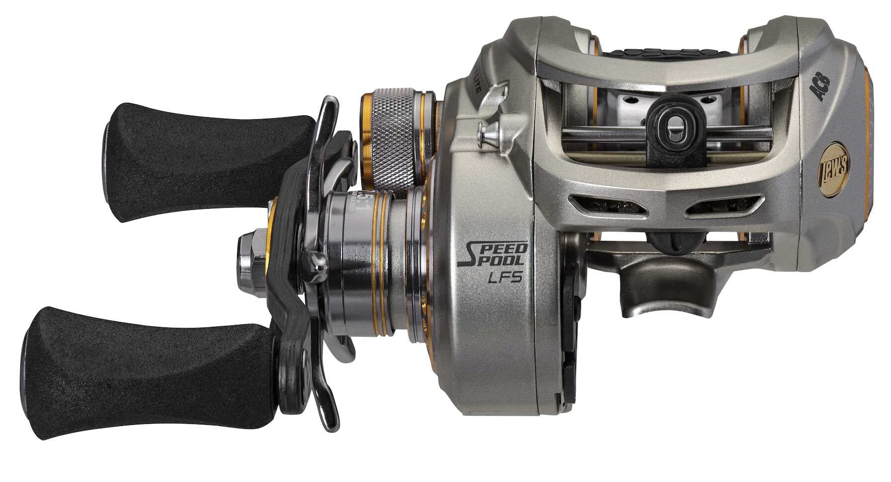 Left-Hand Retrieve Silver Baitcast Fishing Reel Q7780