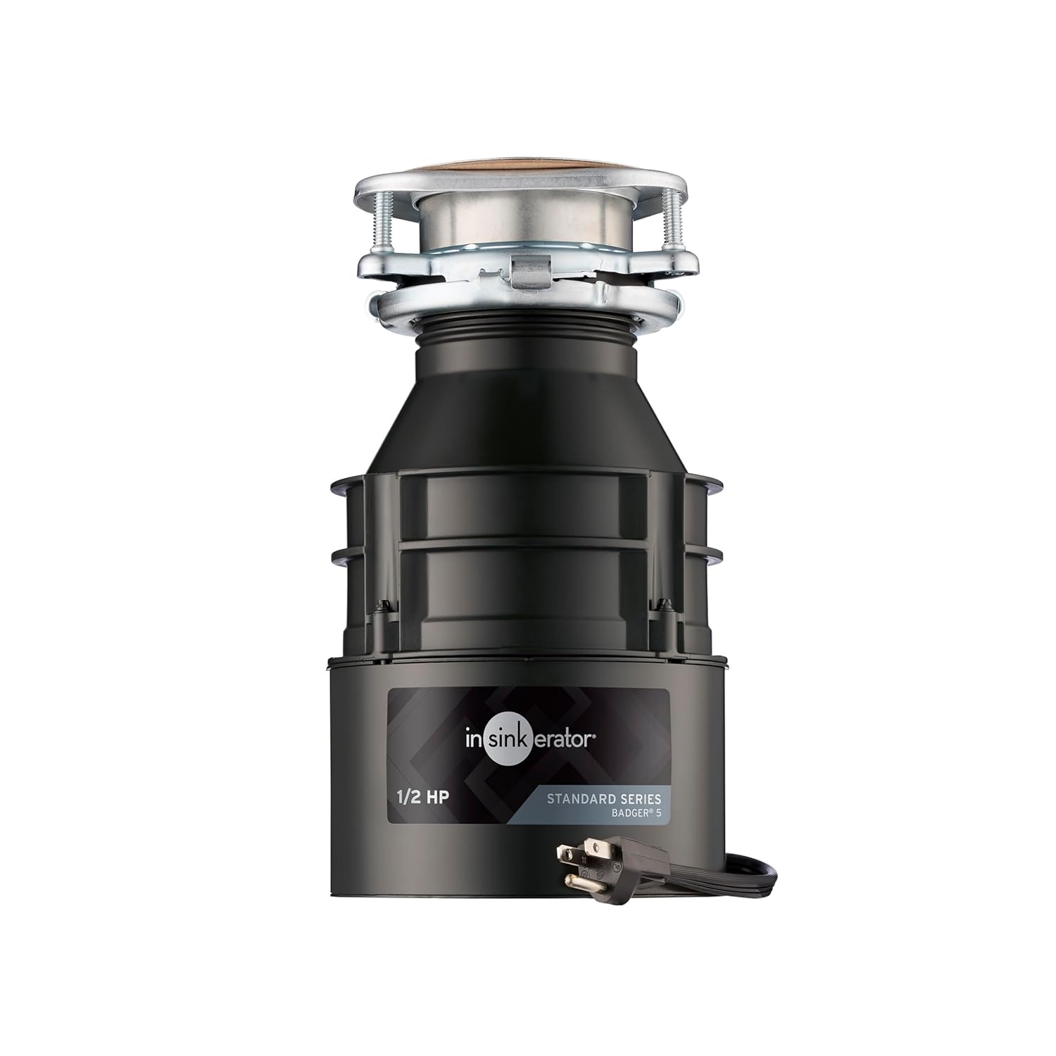 Black/Gray 1/2 HP Continuous Feed Food Waste Disposer B571581