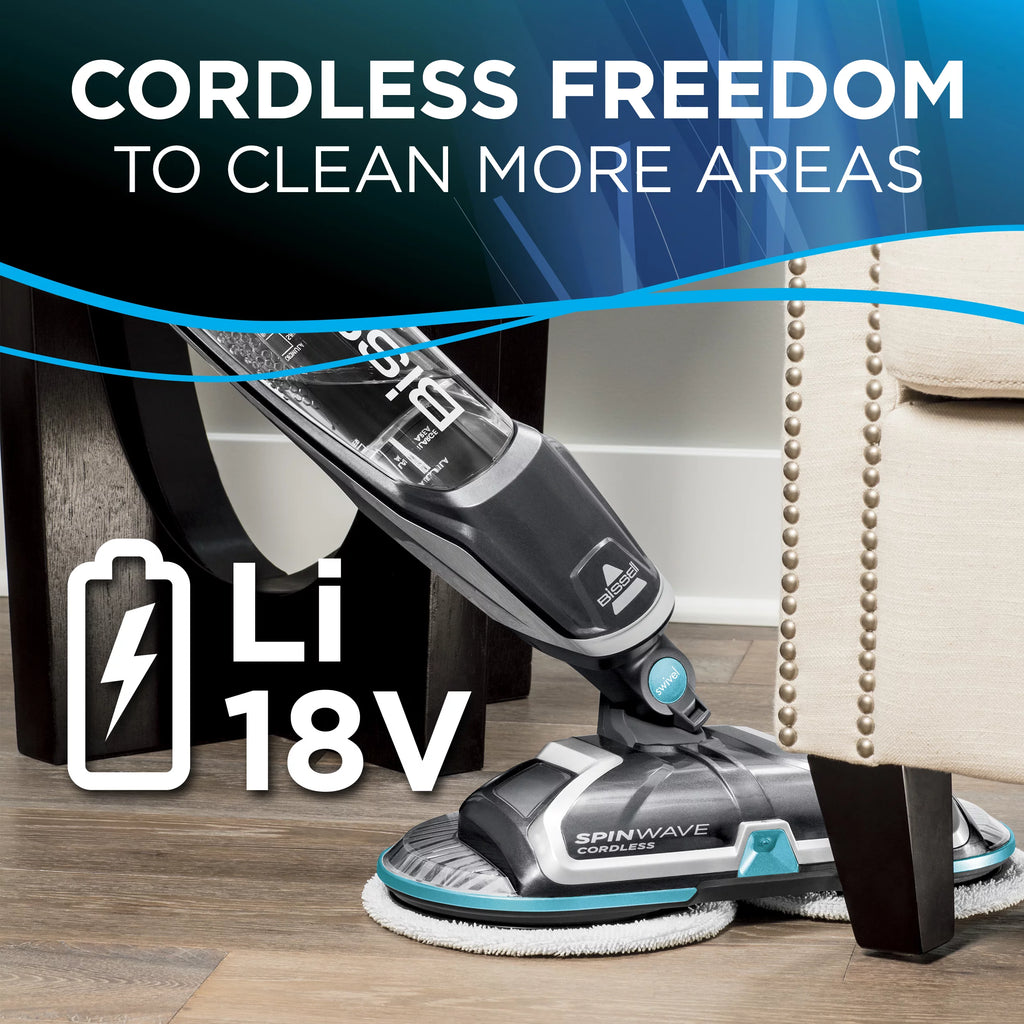 Cordless Hard Floor Spin Mop and Cleaner B644