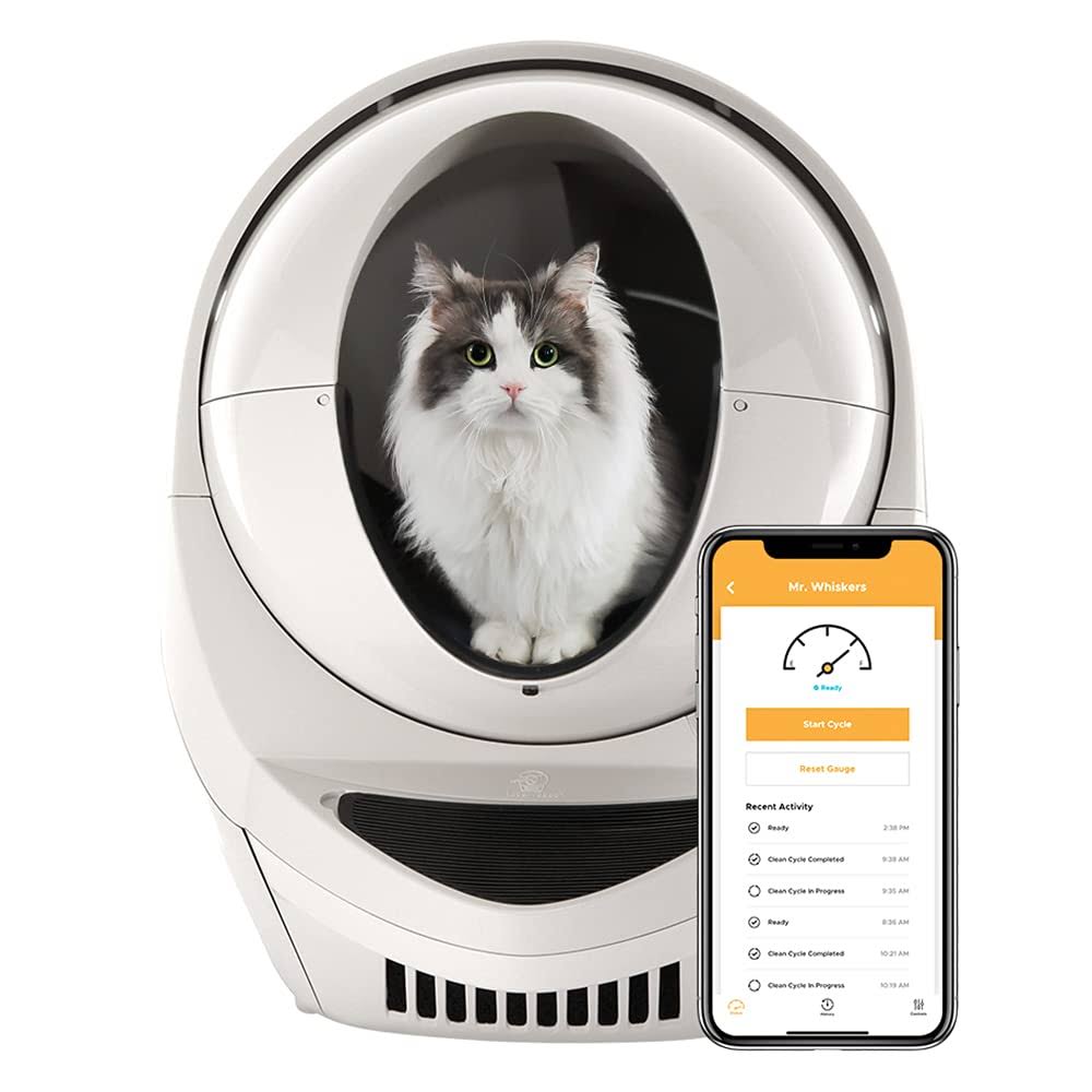 Beige Self-Cleaning Automatic Litter Box W36585