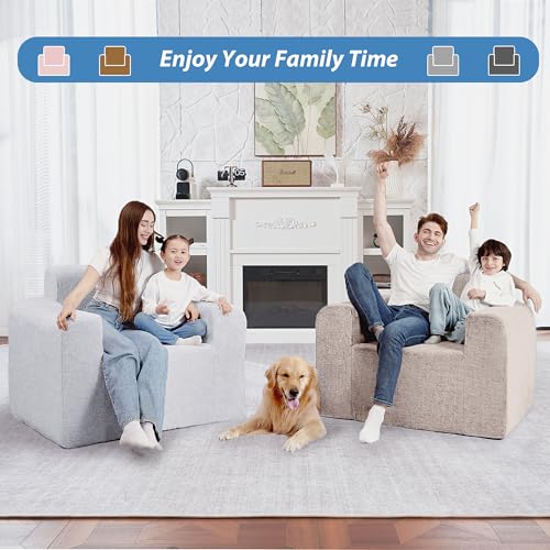Dark Grey Giant Bean Bag Chair with Armrest Z203