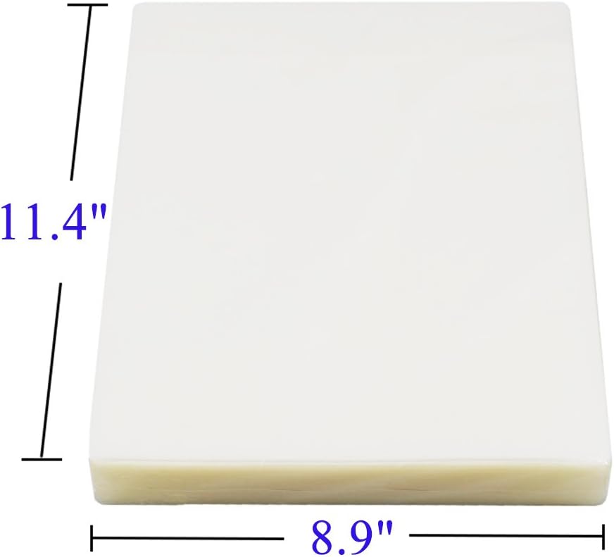 Thermal Laminating Pouches 8.9 x 11.4, 5 Mil, 300 Pack X387