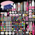 45pcs Acrylic Nail Kit with Drill and UV Light I5763