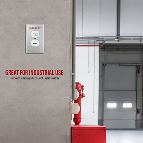Stainless Steel 1-Gang Wall Plate M503060