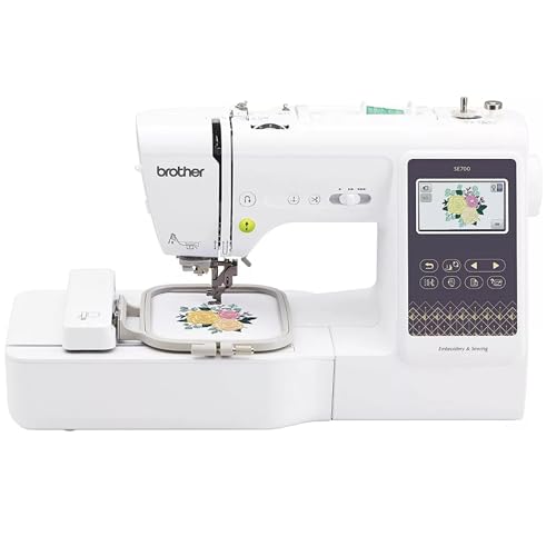 Combo Embroidery & Sewing Machine with 4" x 4" Embroidery Hoop S800