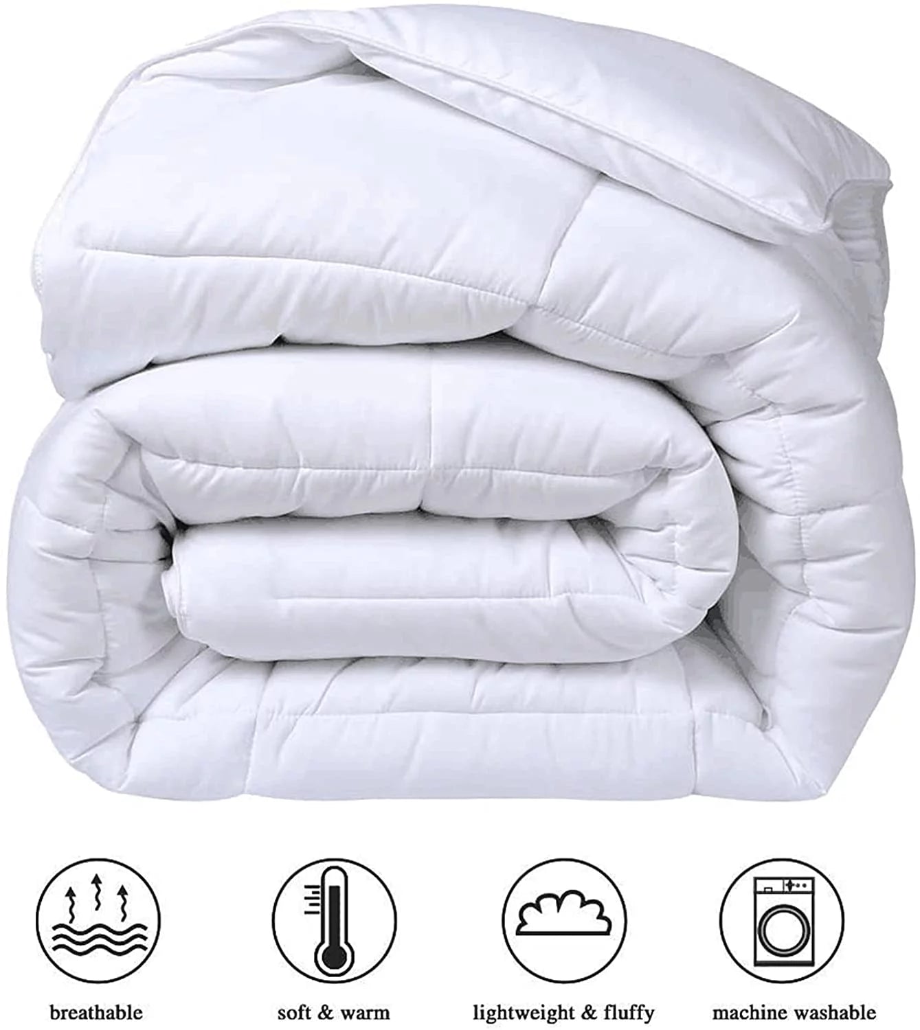 Teal Microfiber Fill Comforter with Pillowcases P194