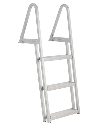 3 Step Aluminum Dock Ladder with Nonslip Tread E4721